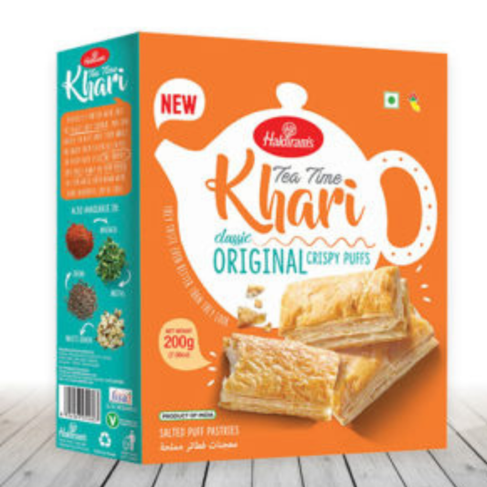 HALDIRAM KHARI PLAIN BLÄTTERTEIGGEBÄCK 200g