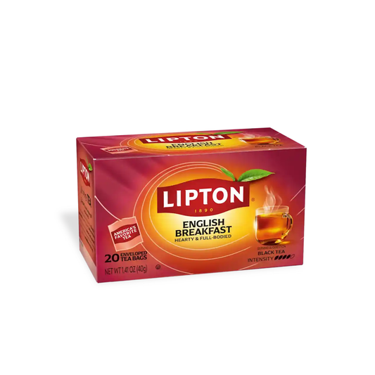 Lipton English Breakfast Black Tea 20 Tea Bags