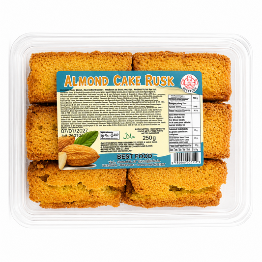 Almond Cake Rusk Crispy Bakery Toast