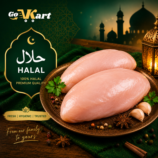 Halal Premium Chicken Breast (Boneless & Skinless)