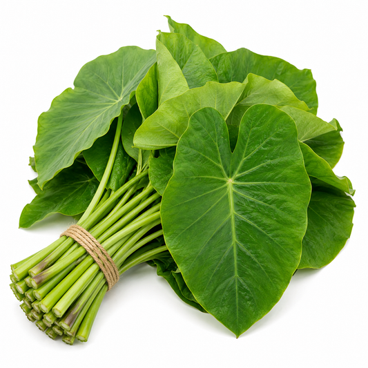 Fresh Kochu Shak / Taro Leaves (কচু শাক)
